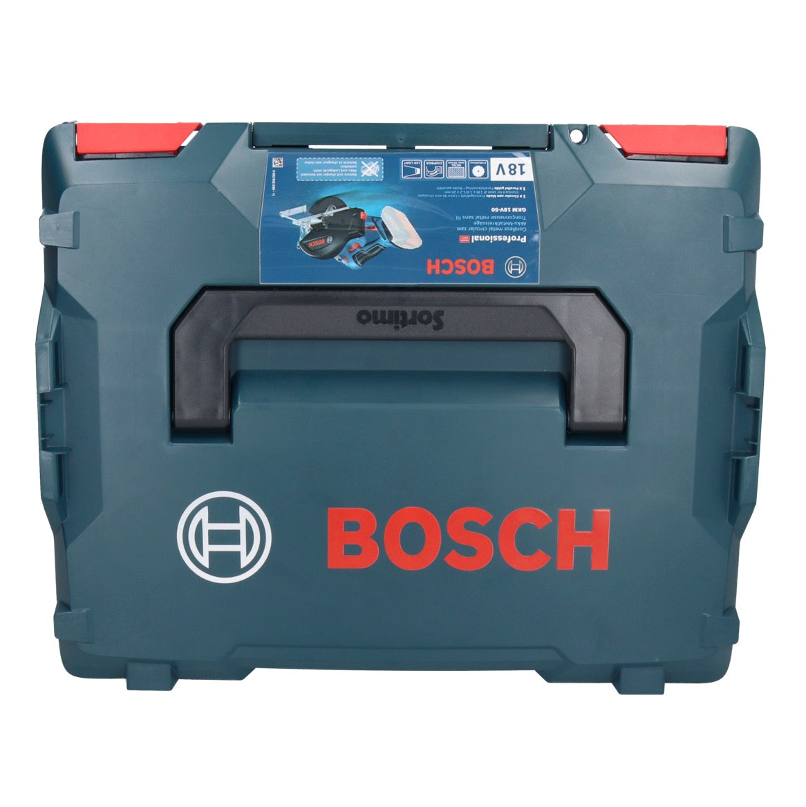 Bosch GKM 18V-50 Professional Akku Metall Handkreissäge 18 V 136 mm Brushless + 1x Akku 5,0 Ah + Ladegerät + L-Boxx - Toolbrothers