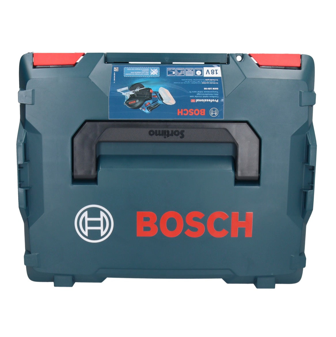 Bosch GKM 18V-50 Professional Akku Metall Handkreissäge 18 V 136 mm ( 06016B8002 ) Brushless + 2x Akku 5,0 Ah + Ladegerät + L-Boxx - Toolbrothers