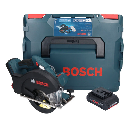 Bosch GKM 18V-50 Professional Akku Metall Handkreissäge 18 V 136 mm Brushless + 1x ProCORE Akku 4,0 Ah + L-Boxx - ohne Ladegerät - Toolbrothers
