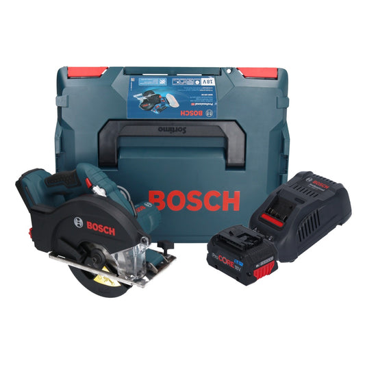 Bosch GKM 18V-50 Professional Akku Metall Handkreissäge 18 V 136 mm Brushless + 1x ProCORE Akku 5,5 Ah + Ladegerät + L-Boxx - Toolbrothers