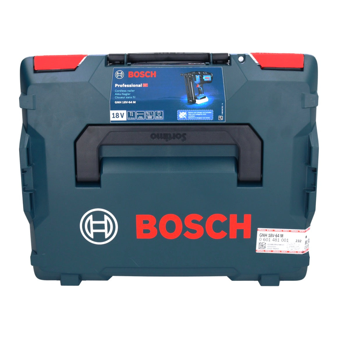 Bosch GNH 18V-64 M Professional Akku Nagler 18 V 64 mm + 1x Akku 5,0 Ah + L-BOXX - ohne Ladegerät - Toolbrothers