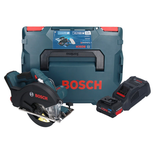 Bosch GKM 18V-50 Professional Akku Metall Handkreissäge 18 V 136 mm Brushless + 1x ProCORE Akku 8,0 Ah + Ladegerät + L-Boxx