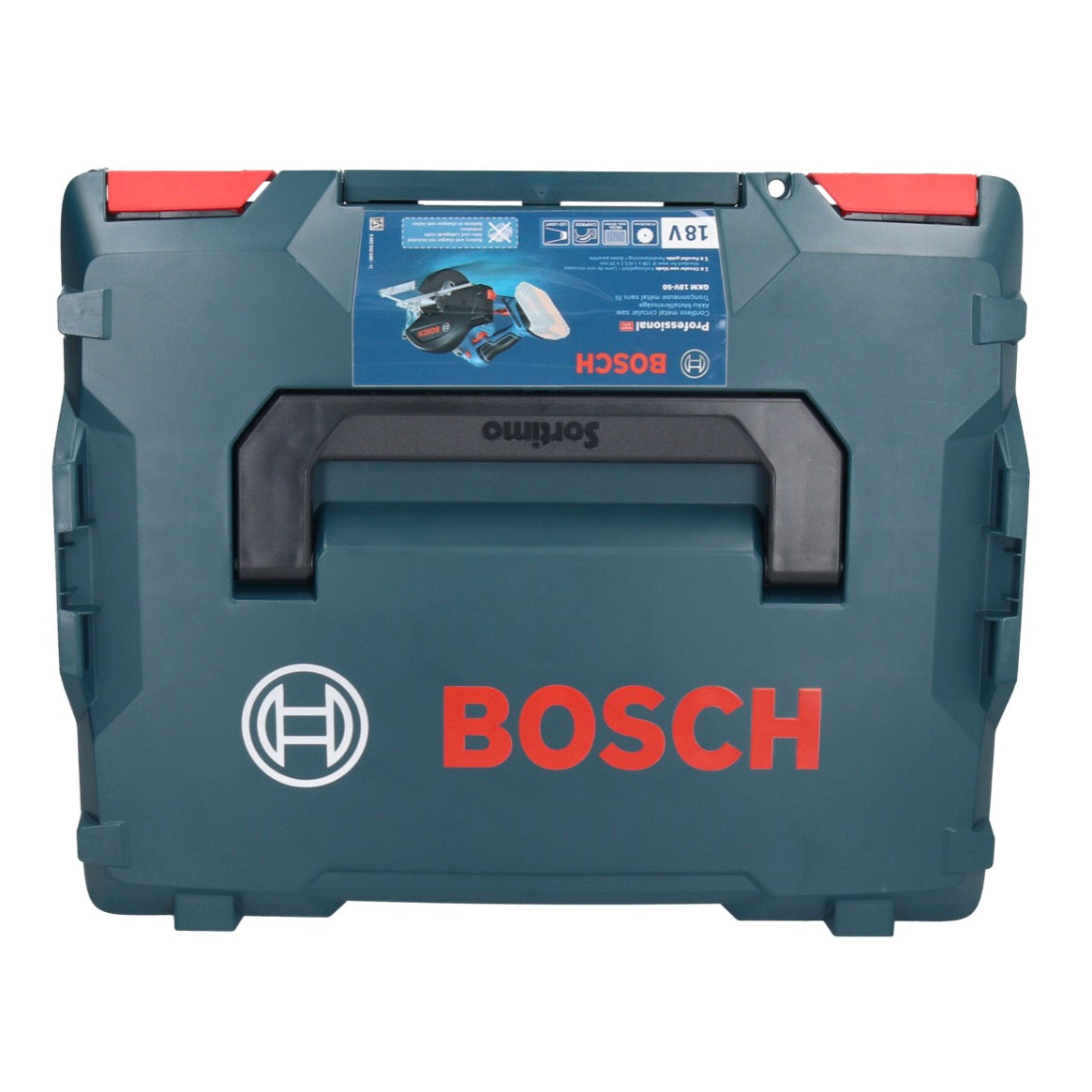 Scie circulaire à métaux sans balais Bosch GKM 18V-50 Professional 18 V 136 mm + 1 batterie ProCORE 8,0 Ah + chargeur + L-Boxx