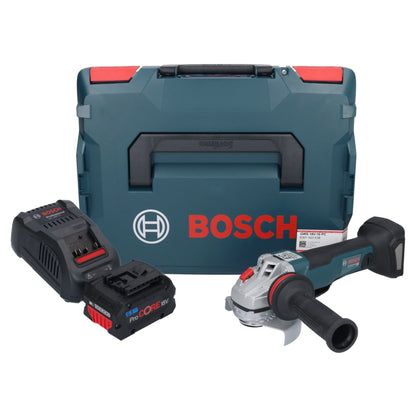 Bosch GWS 18V-10 PC Professional Akku Winkelschleifer 18 V 125 mm Brushless + 1x ProCORE Akku 5,5 Ah + Ladegerät + L-Boxx - Toolbrothers