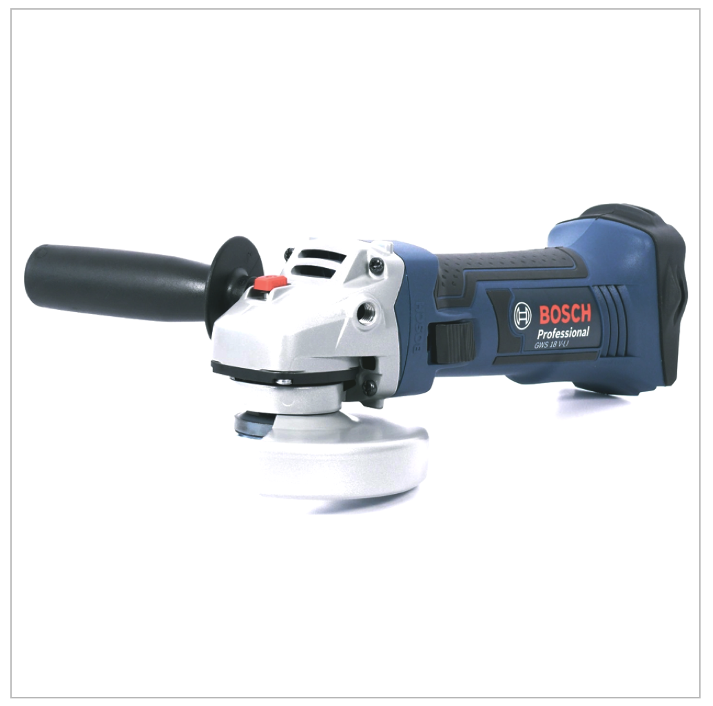 Bosch GWS 18 V-Li Professional 115 mm Winkelschleifer Set mit GBA 4,0 Ah Li-Ion Akku, Bosch AL 1860 CV Ladegerät, Bosch Werkzeugtasche - Toolbrothers