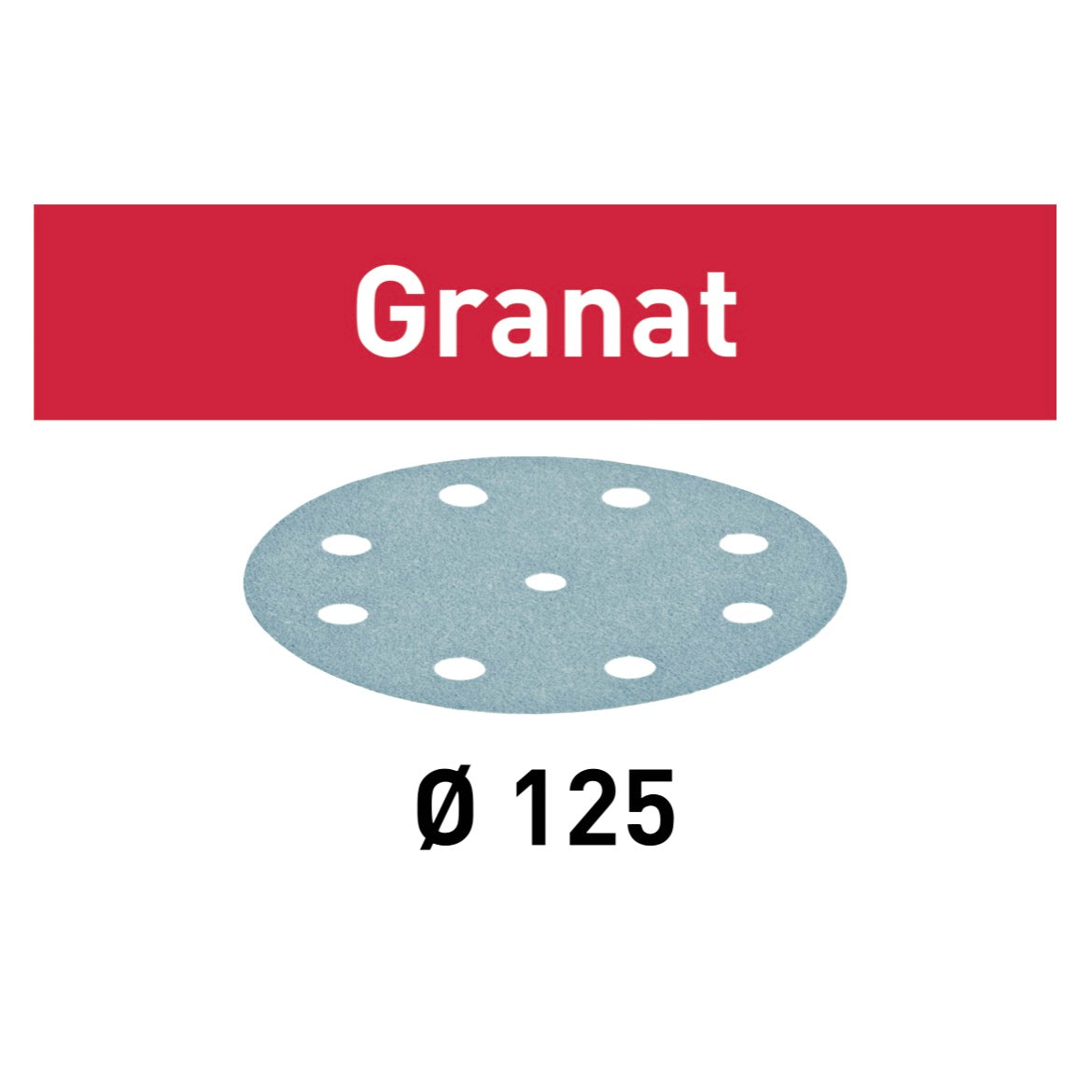 Festool Granat STF D125/8 P80 GR/10 Schleifscheibe 125 mm P80 10 Stk. ( 497147 ) für RO 125, ES 125, ETS 125, ETSC 125, ETS EC 125, LEX 125 - Toolbrothers