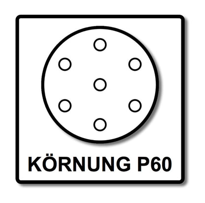 Festool Saphir STF D125/8 P36 SA/25 Schleifscheibe 125 mm P 36 25 Stk. ( 493125 ) für RO 125, ES 125, ETS 125, ETSC 125, ETS EC 125, LEX 125 - Toolbrothers