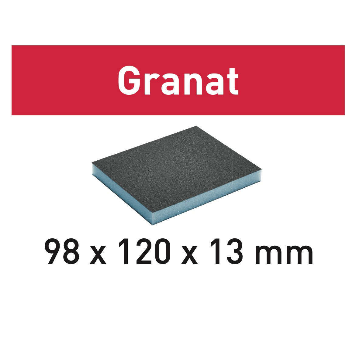 Festool Schleifschwamm Granat 98 x 120 x 13 mm 60 GR/6 Körnung 60 6 Stk. ( 201112 ) - Toolbrothers