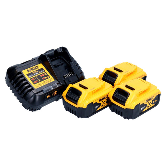 DeWalt Akku Starter Set 18 V 3x DCB 184 Akku 5,0 Ah + DCB 116 XR Schnell Ladegerät - Toolbrothers