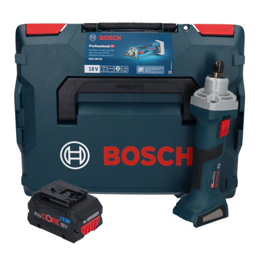 Bosch GGS 18V-20 Akku Geradschleifer 18 V Brushless + 1x ProCORE Akku 8,0 Ah + L-BOXX - ohne Ladegerät