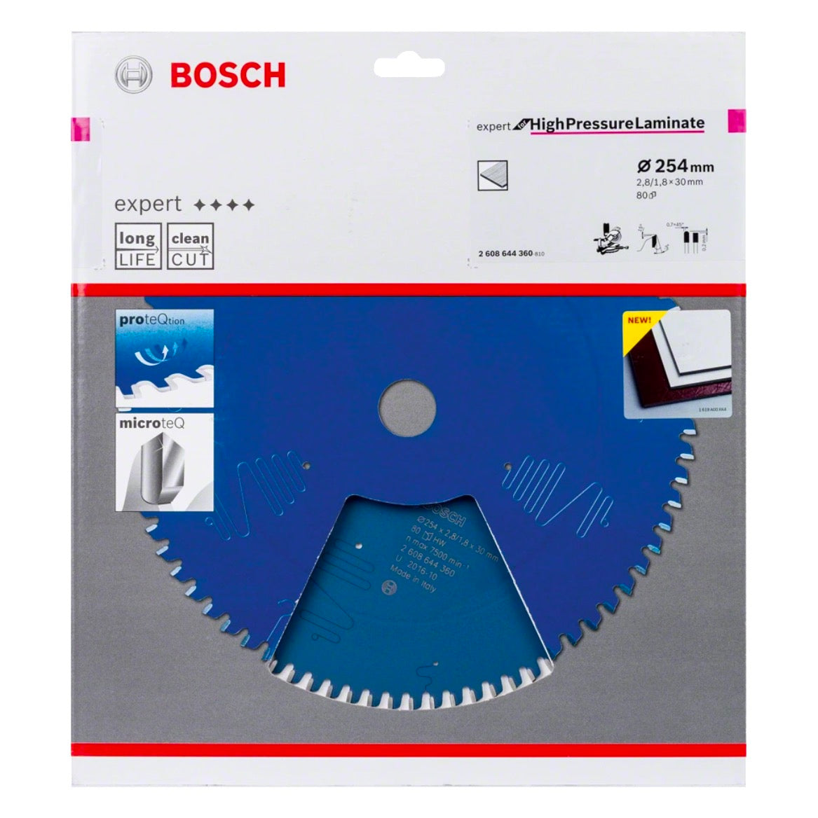 Bosch Expert for High Pressure Laminate Kreissägeblatt ( 2608644360 ) 254 x 30 x 2,8 mm 80 Zähne - Toolbrothers