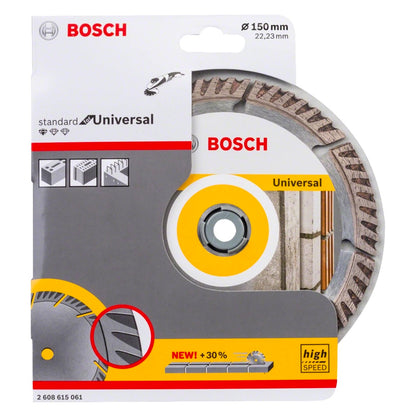 Bosch Standard for Universal Diamanttrennscheibe 150 x 22,23 mm ( 2608615061 ) - Toolbrothers