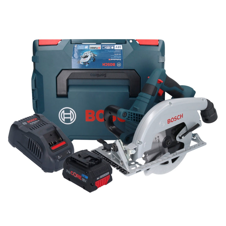 Bosch GKS 18V-70 L Akku Kreissäge 18 V Brushless 190 mm BITURBO + 1x ProCORE Akku 5,5 Ah + Ladegerät + L-Boxx - Toolbrothers