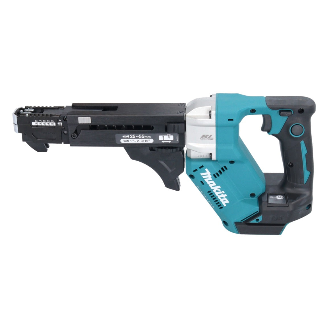 Makita DFR 551 F1 Akku Magazinschrauber 18 V 25 - 55 mm Brushless + 1x Akku 3,0 Ah - ohne Ladegerät - Toolbrothers