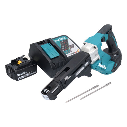 Makita DFR 551 RM1 Akku Magazinschrauber 18 V 25 - 55 mm Brushless + 1x Akku 4,0 Ah + Ladegerät - Toolbrothers