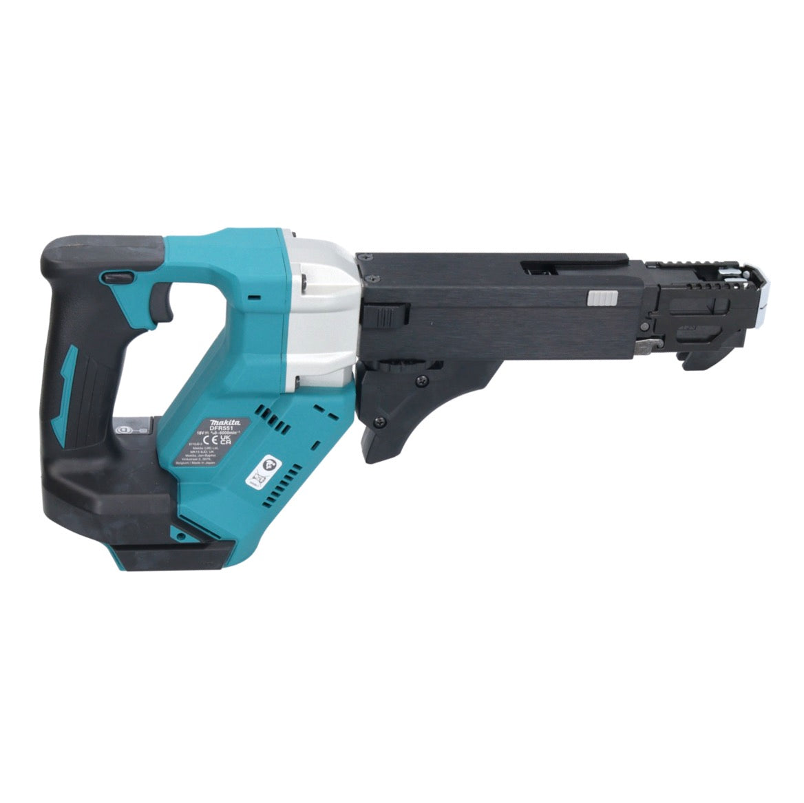 Makita DFR 551 RM Akku Magazinschrauber 18 V 25 - 55 mm Brushless + 2x Akku 4,0 Ah + Ladegerät - Toolbrothers