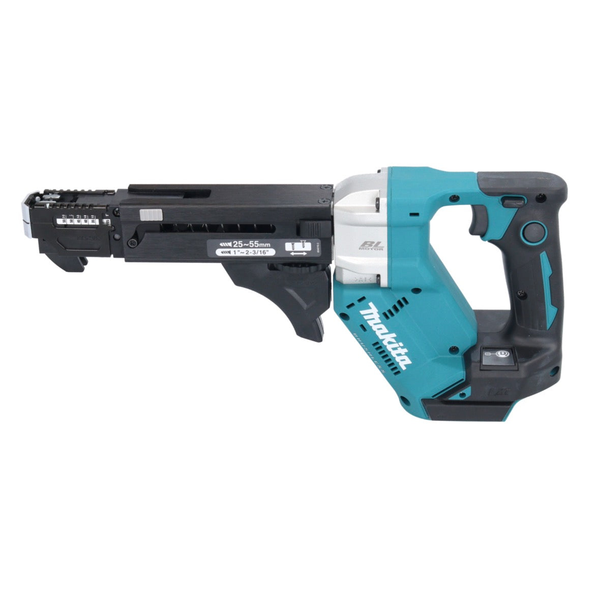 Makita DFR 551 G1 Akku Magazinschrauber 18 V 25 - 55 mm Brushless + 1x Akku 6,0 Ah - ohne Ladegerät - Toolbrothers