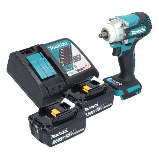 Makita DTW 302 RF Akku Schlagschrauber 18 V 300 Nm 3/8" Brushless + 2x Akku 3,0 Ah + Ladegerät - Toolbrothers