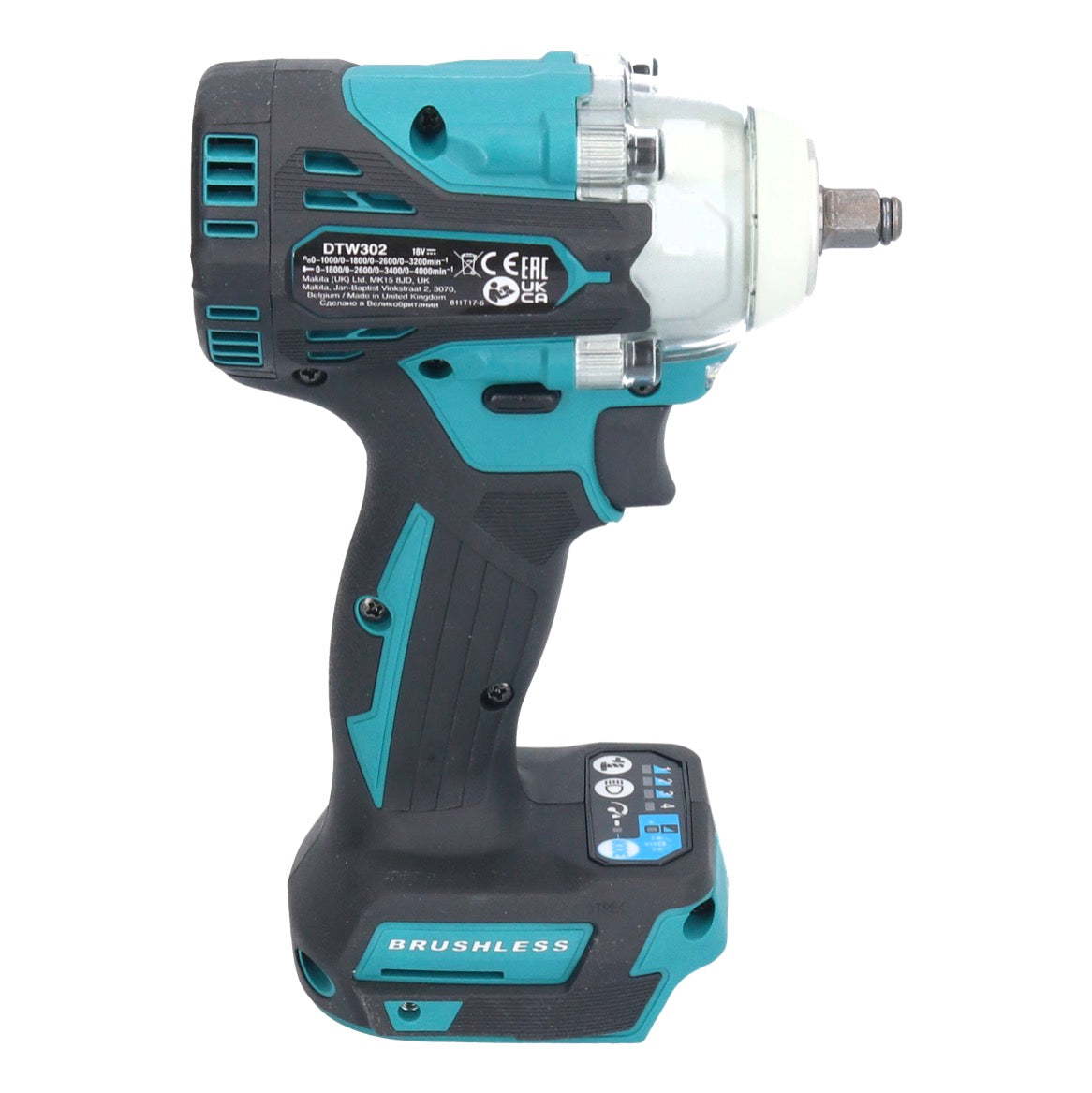 Makita DTW 302 RF Akku Schlagschrauber 18 V 300 Nm 3/8" Brushless + 2x Akku 3,0 Ah + Ladegerät - Toolbrothers