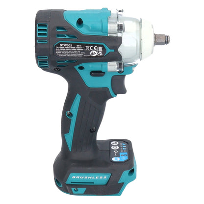 Makita DTW 302 M1 Akku Schlagschrauber 18 V 300 Nm 3/8" Brushless + 1x Akku 4,0 Ah - ohne Ladegerät - Toolbrothers