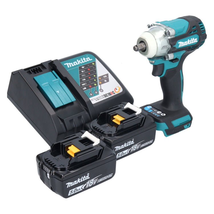 Makita DTW 302 RT Akku Schlagschrauber 18 V 300 Nm 3/8" Brushless + 2x Akku 5,0 Ah + Ladegerät - Toolbrothers