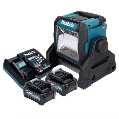 Makita ML003GA201 Akku LED Baustrahler 18 V / 40 V max. 1100 lm + 2x Akku 2,0 Ah + Ladegerät