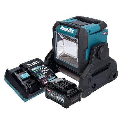 Makita ML003GM101 Projecteur de chantier LED à batterie 18 V / 40 V max 1100 lm + 1x batterie 4,0 Ah + chargeur