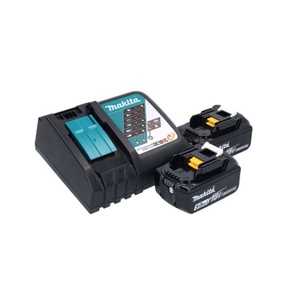 Makita DMR 108 RT Radio à batterie 10,8 V - 18 V Bluetooth IP64 + 2x batteries 5,0 Ah + chargeur