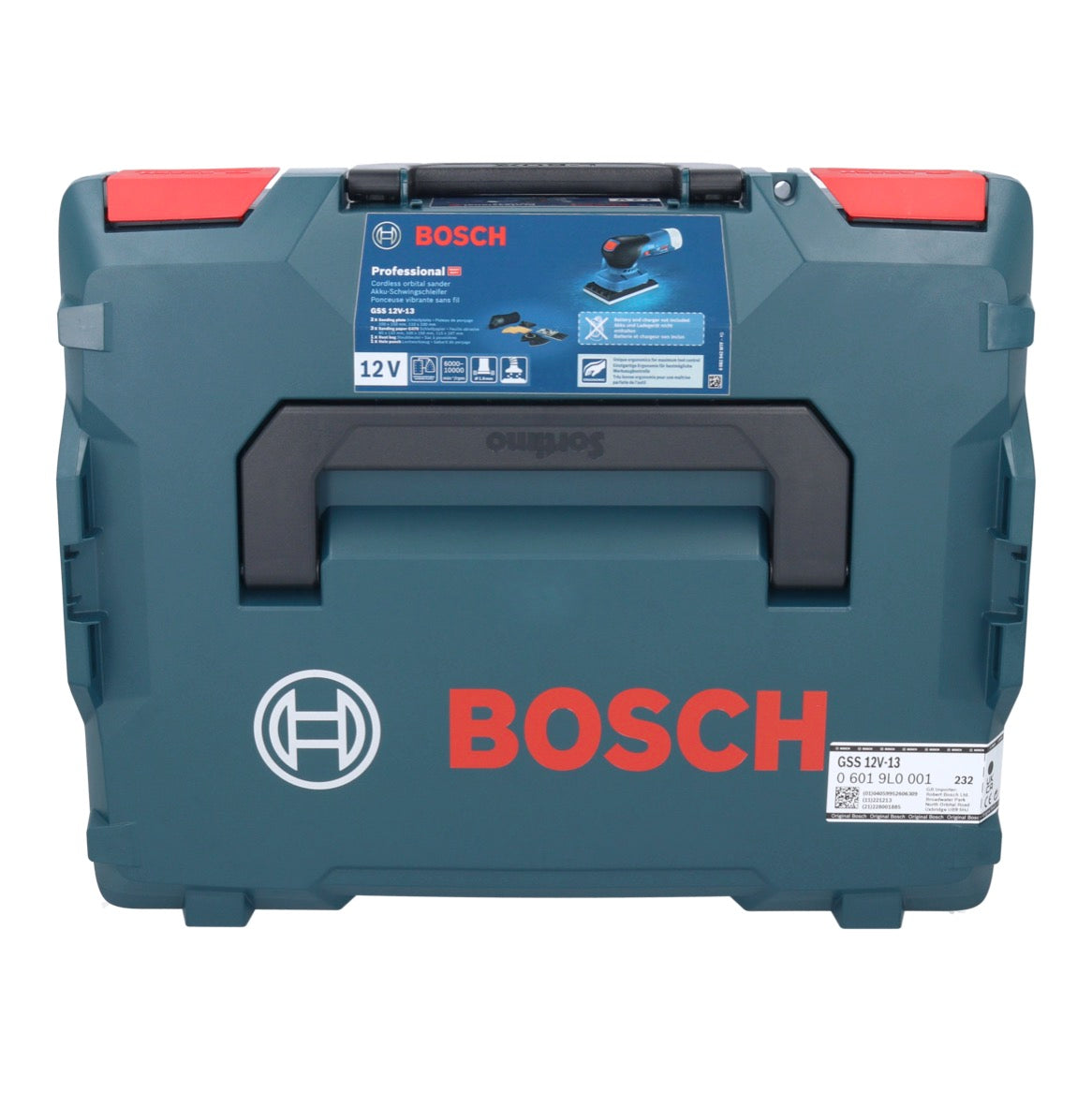 Bosch GSS 12V-13 Professional Akku Schwingschleifer 12 V + 2x Akku 2,0 Ah + Ladegerät + L-BOXX - Toolbrothers