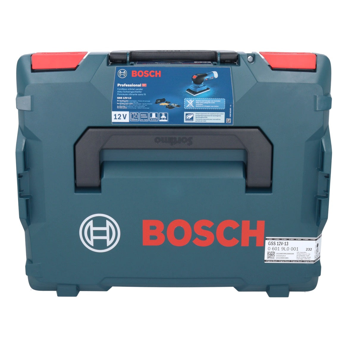 Bosch GSS 12V-13 Professional Akku Schwingschleifer 12 V + 1x Akku 3,0 Ah + L-BOXX - ohne Ladegerät - Toolbrothers