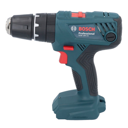 Bosch GSB 18V-21 Akku Schlagbohrschrauber 18 V 55 Nm + 1x Akku 2,0 Ah + Ladegerät + L-Case