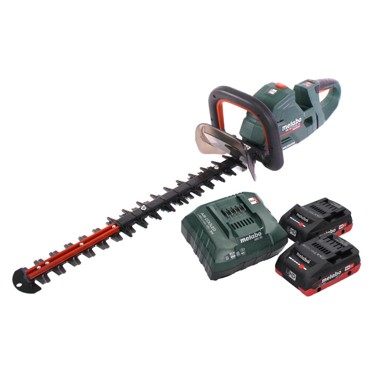 Metabo HS 18 LTX BL 55 Akku Heckenschere 18 V 50 cm Brushless + 2x Akku 4,0 Ah + Ladegerät - Toolbrothers