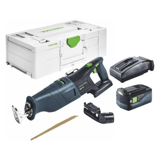 Festool RSC 18 EB-Basic Akku Säbelsäge 18 V Brushless + 1x Akku 5,0 Ah + Ladegerät + Systainer - Toolbrothers