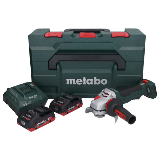 Metabo WPBA 18 LTX BL 15-125 Quick DS Akku Winkelschleifer 18 V 125 mm Brushless + 2x  Akku 4,0 Ah + Ladegerät + metaBOX - Toolbrothers