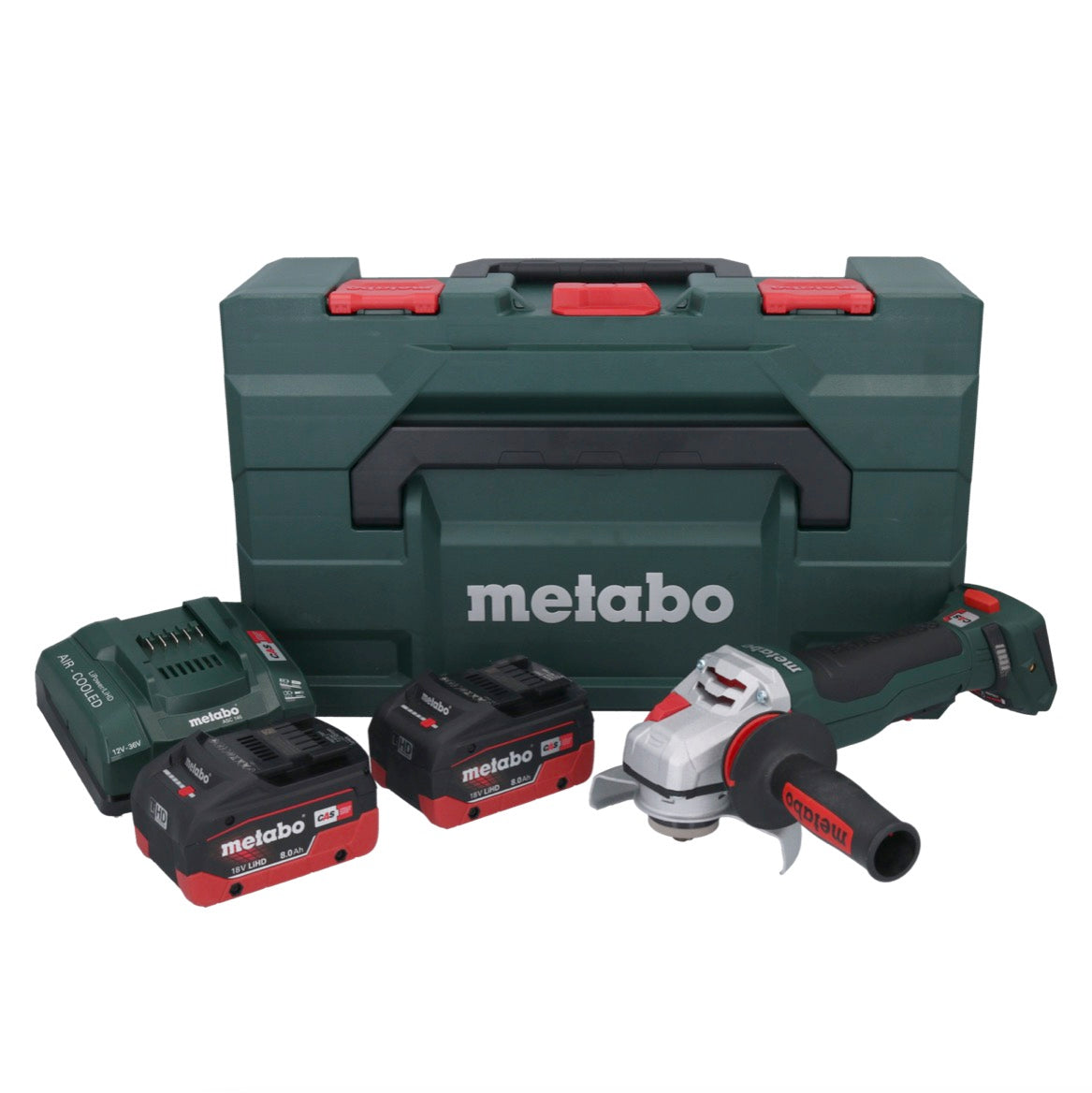 Metabo WPBA 18 LTX BL 15-125 Quick DS Akku Winkelschleifer 18 V 125 mm Brushless + 2x Akku 8,0 Ah + Ladegerät + metaBOX - Toolbrothers