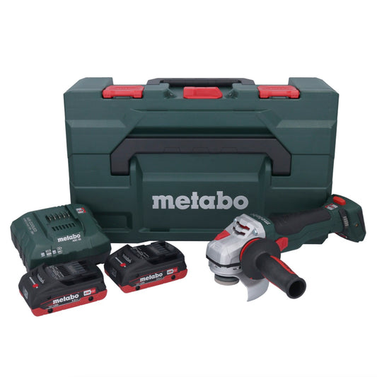 Metabo WB 18 LTX BL 15-125 Quick Akku Winkelschleifer 18 V 125 mm Brushless + 2x Akku 4,0 Ah + Ladegerät + metaBOX