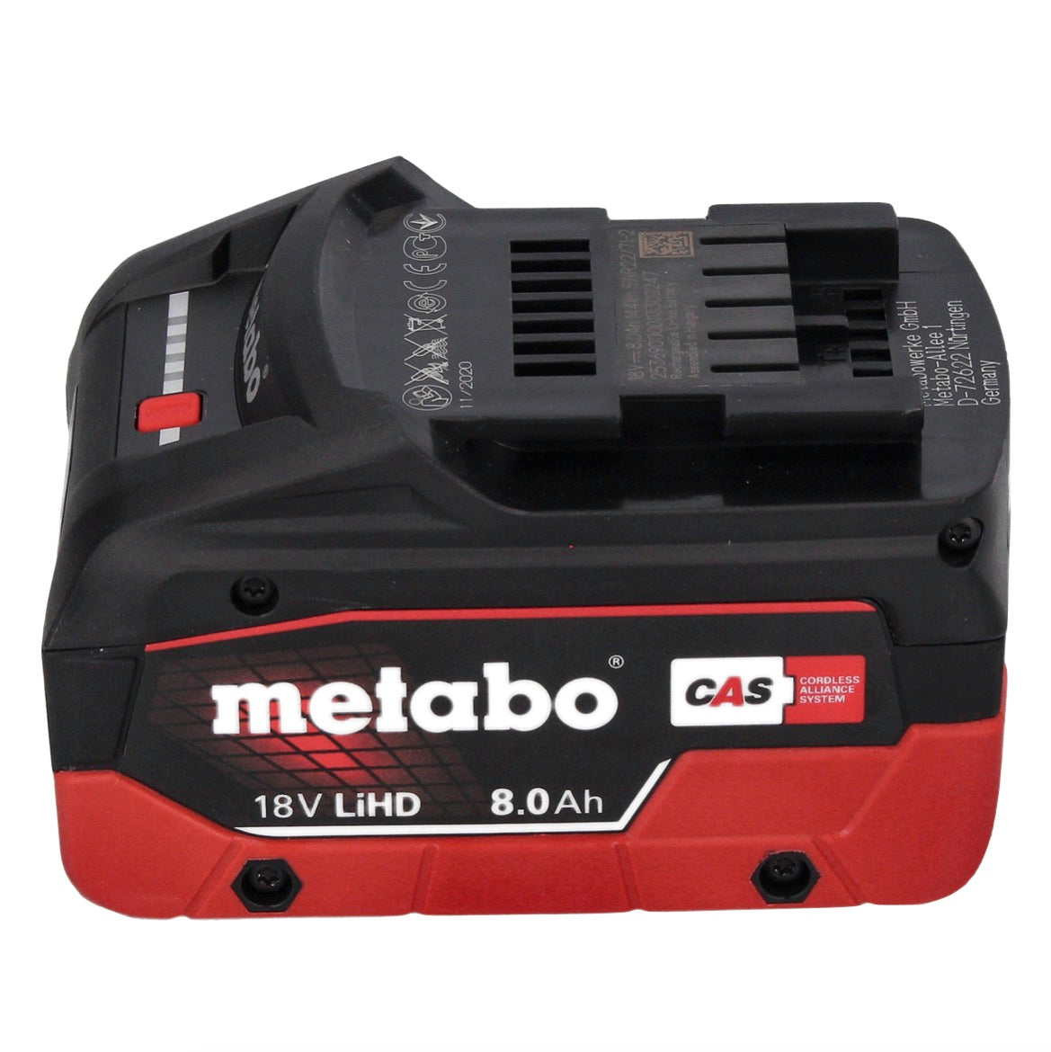 Metabo WB 18 LTX BL 15-125 Meuleuse d'angle sur batterie Quick 18 V 125 mm sans balais + 1x batterie 8,0 Ah + métaBOX - sans chargeur