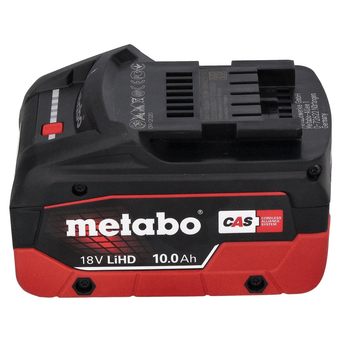 Metabo WB 18 LTX BL 15-125 Quick Akku Winkelschleifer 18 V 125 mm Brushless + 1x Akku 10,0 Ah + metaBOX - ohne Ladegerät