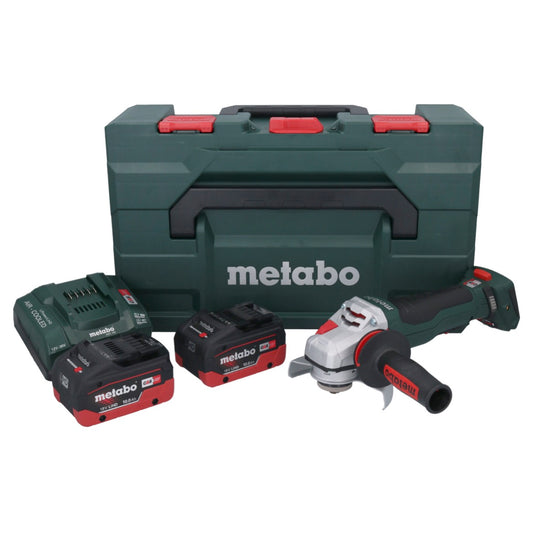 Metabo WPBA 18 LTX BL 15-125 Quick DS Akku Winkelschleifer 18 V 125 mm Brushless + 2x Akku 10,0 Ah + Ladegerät + metaBOX - Toolbrothers