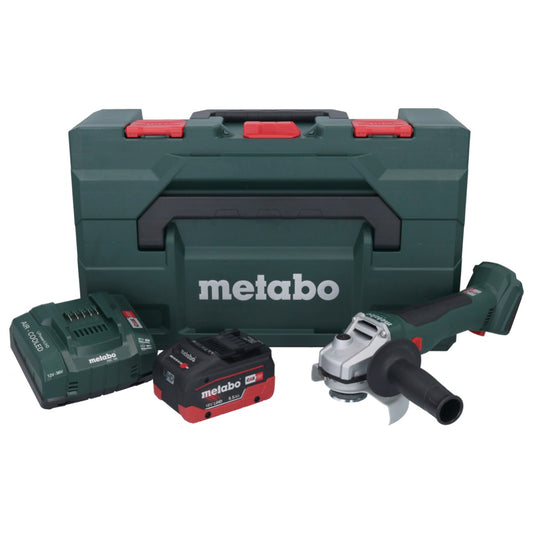 Metabo W 18 L BL 9-125 Akku Winkelschleifer 18 V 125 mm Brushless + 1x Akku 5,5 Ah + Ladegerät + metaBOX - Toolbrothers
