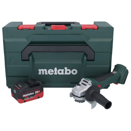 Metabo W 18 L BL 9-125 Akku Winkelschleifer 18 V 125 mm Brushless + 1x Akku 10,0 Ah + metaBOX - ohne Ladegerät - Toolbrothers