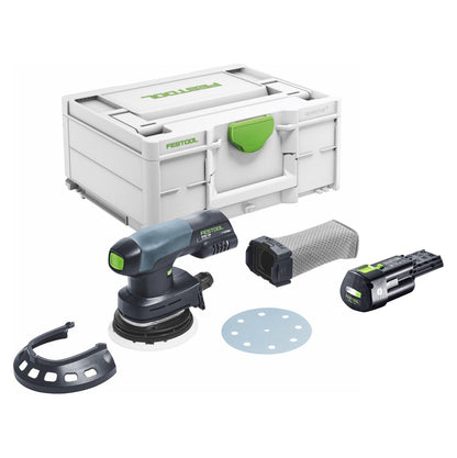 Festool ETSC 125-Basic Akku Exzenterschleifer 18 V 125 mm Brushless + 1x Akku 3,0 Ah + Systainer - ohne Ladegerät - Toolbrothers