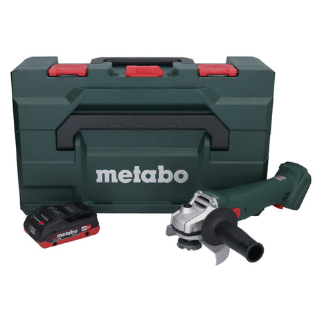 Metabo W 18 L 9-125 Akku Winkelschleifer 18 V 125 mm + 1x Akku 4,0 Ah + metaBOX - ohne Ladegerät - Toolbrothers