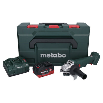 Metabo W 18 L 9-125 Akku Winkelschleifer 18 V 125 mm + 1x Akku 5,5 Ah + Ladegerät + metaBOX - Toolbrothers