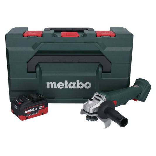 Metabo W 18 L 9-125 Akku Winkelschleifer 18 V 125 mm + 1x Akku 8,0 Ah + metaBOX - ohne Ladegerät - Toolbrothers