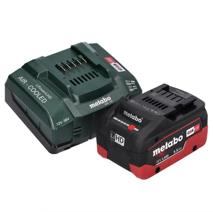 Metabo WB 18 LT BL 11-125 Quick Akku Winkelschleifer 18 V 125 mm Brushless + 1x Akku 5,5 Ah + Ladegerät + metaBOX - Toolbrothers