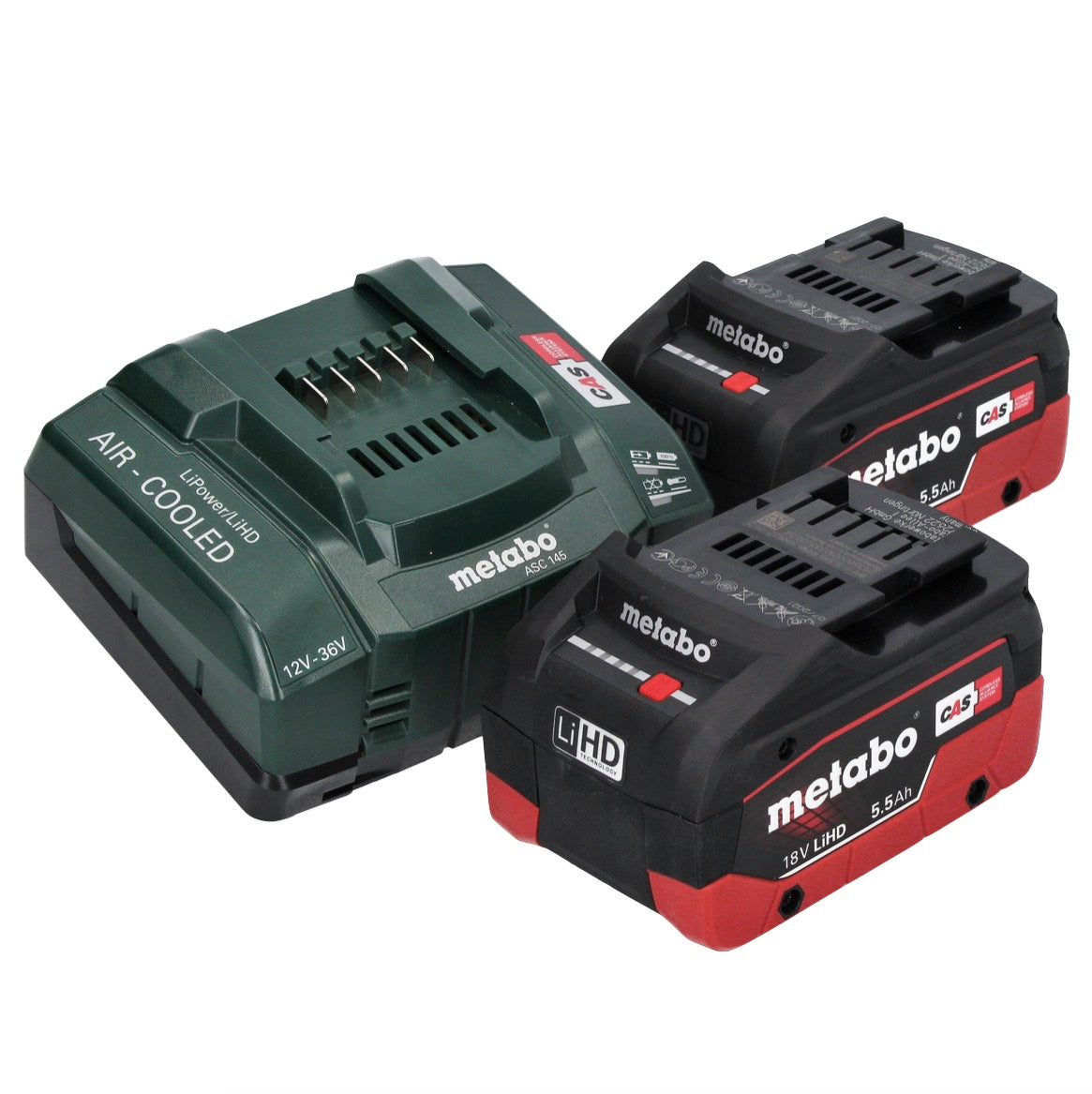 Metabo WB 18 LT BL 11-125 Quick Akku Winkelschleifer 18 V 125 mm Brushless + 2x Akku 5,5 Ah + Ladegerät + metaBOX ( 613054660 ) - Toolbrothers