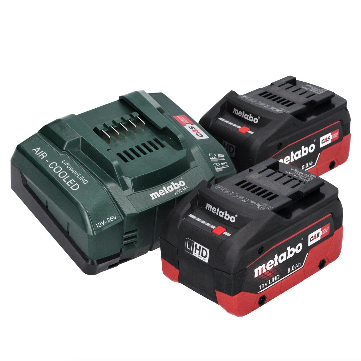 Metabo WB 18 LT BL 11-125 Quick Akku Winkelschleifer 18 V 125 mm Brushless + 2x Akku 8,0 Ah + Ladegerät + metaBOX ( 613054810 ) - Toolbrothers