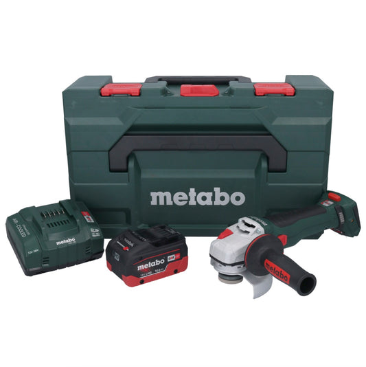 Metabo WB 18 LT BL 11-125 Quick Akku Winkelschleifer 18 V 125 mm Brushless + 1x Akku 10,0 Ah + Ladegerät + metaBOX - Toolbrothers