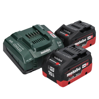 Metabo WB 18 LT BL 11-125 Quick Akku Winkelschleifer 18 V 125 mm Brushless + 2x Akku 10,0 Ah + Ladegerät + metaBOX - Toolbrothers